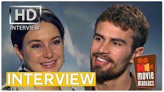 Shailene Woodley and Theo James on Jimmy Kimmel Live 2314 [upl. by Laud]