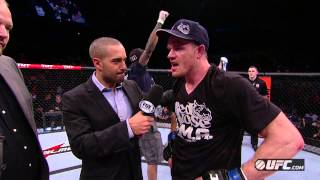 UFC on FX 7 CB Dollaway Octagon Interview [upl. by Kaehpos494]