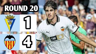 Cadiz vs Valencia 14 LaLiga Santander 2024 Breaking News [upl. by Mace]