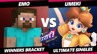 Sumapa 156  Emo Steve Vs Umeki Daisy Smash Ultimate  SSBU [upl. by Akamaozu251]