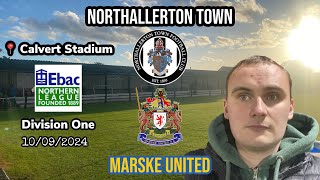 Seasiders see off tough ‘Allerton challenge  Northallerton Town v Marske United 100924 [upl. by Eng]