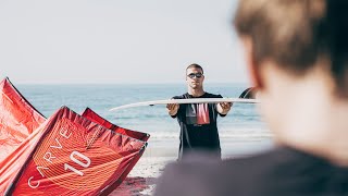 Camille Delannoy kitesurf setup  Tech Talk [upl. by Siward]