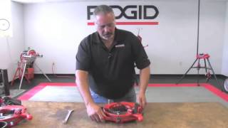 How To Use The RIDGID® 1224 Threading Machine [upl. by Eedna]