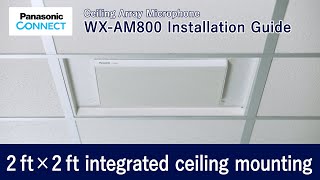 Installation Guide Ceiling Array Microphone Integrated Ceiling Mount [upl. by Aspasia339]