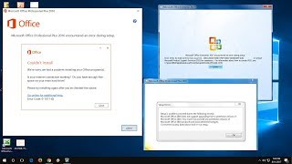 How to Fix All MS Office Installation Errors MS Office 20032016 In Windows 1087XP [upl. by Ynnig]