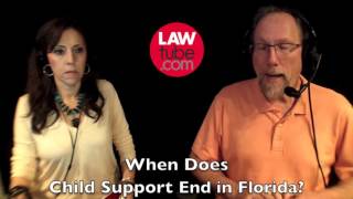 When does child support end in Florida [upl. by Eserahc]