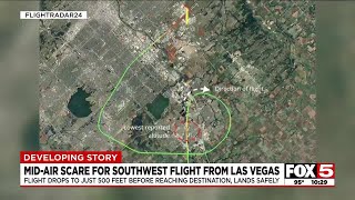 Southwest flight from Las Vegas drops to 500 ft before landing in Oklahoma City [upl. by Mercie]