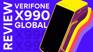 POS Review Verifone X990 from Network International  This thing is basically a phone [upl. by Lehcem]