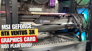 MSI GeForce RTX 3060 VENTUS 3X Quick Review and Gaming Performance [upl. by Mauralia]