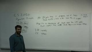 CS2050 Pigeonhole Principle [upl. by Ver]