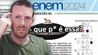 Biólogo formado vs ENEM 2024  Me senti burro [upl. by Bennir]