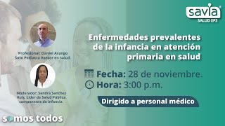 Enfermedades prevalentes de la infancia en atención primaria en salud [upl. by Nador]