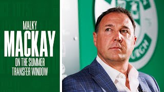 Malky Mackay On The Summer Transfer Window I Hibernian FC [upl. by Synned8]