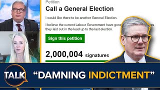 “People Are Disillusioned With Labour” Two Million Sign Petition DEMANDING General Election [upl. by Ahsauqram]