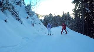 Swiss Ski Resorts Jaun Gastlosen Jan 2019 [upl. by Gabriell108]