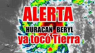 ¡URGENTE BERYL GOLPEA FUERTEMENTE ANTILLAS MENORES [upl. by Eibba]