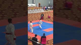 amazing and superb karate fight karate combatsport worldkarate fightingsport indiankarate [upl. by Rafa691]