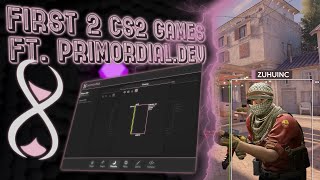 First 2 CS2 Games FT Primordialdev [upl. by Minnnie]