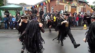 Beltane Border Morris  Brimfield  Lapford Revel  5 Jul 24 [upl. by Ahsinrats526]