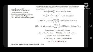 Situación problema Control de reacciones químicas Producción de acetato de etilo [upl. by Dierdre]