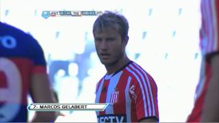 Gol de Gelabert Estudiantes 1 Tigre 0 Fecha 1 Torneo Final 2013 Fútbol Para Todos [upl. by Abrahams]