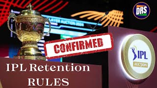 IPL Retention Rules Confirmed  DRS live [upl. by Irok]