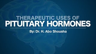 Therapeutic uses of Pituitary Hormones  Arabic [upl. by Ledda352]