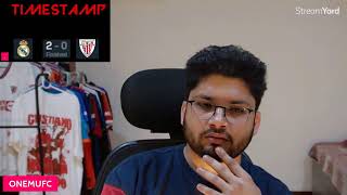 Real Madrid vs Athletic Bilbao Live Reaction amp Watchalong [upl. by Pimbley547]