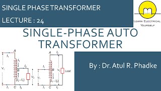 Singlephase Auto Transformer 24 [upl. by Carrelli]