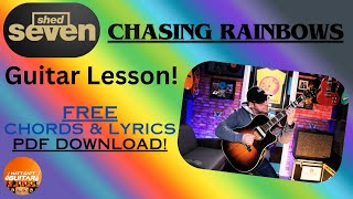 Shed Seven  Chasing Rainbows Guitar Lesson acoustic [upl. by Akimik]