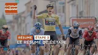 Résumé  Étape 3  Dauphiné 2023 [upl. by Dnomayd789]