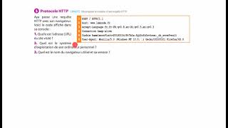 Exercice SNT WEB 5 p 73 Delagrave Requête HTTP [upl. by Kinzer]