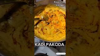 Sunday Special Kadi Pakoda  Kirans Veg Kitchen [upl. by Henri]