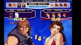 ZIONKAIN VS DMK MISUGUN KOF 2000 FT 5 [upl. by Assirralc]