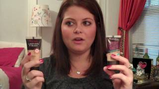 Review Rimmel Stay Matte vs Rimmel Lasting Finish [upl. by Macguiness477]