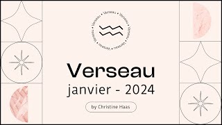 Horoscope Verseau ♒️ Janvier 2024 🌲 par Christine Haas [upl. by Wanonah]