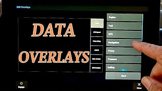 Garmin GPSMap 1243xsv Overlays  How to Adjust Data Overlays [upl. by Miharbi771]