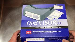 Optivisor ALS1 Acrylic Lens Magnifier Set Complete With 4 Lenses  OttoFreicom [upl. by Ahens]