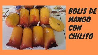 Bolis de mango 🥭 con chilito 🌶 [upl. by Irpak]