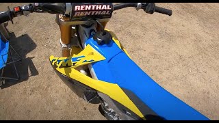 2022 Suzuki RMZ250 at Perris Raceway [upl. by Attiuqahs]