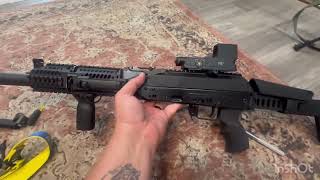 F5 mfg ACR style AK folding stock install [upl. by Ashlee]