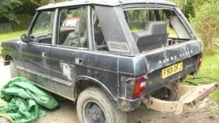 bobtailing a 5 door range rover v8 vouge SEwmv [upl. by Elita853]