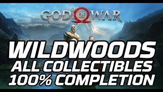 God of War Wildwoods  100  Completion Artefacts Chests Ravens Realm Tears Shrines [upl. by Agem]