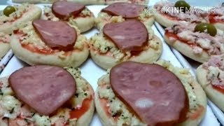 COMO FAZER MINI PIZZA É GANHAR UMA RENDA EXTRA [upl. by Koralie]