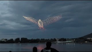 Drone Show Canberra  Australia Day 2024 [upl. by Vogele]