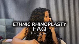 Answering questions about my nose job  ethnic rhinoplasty  Dr bora ok  Turkey [upl. by Eiramanna]