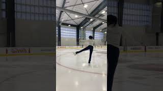 Ice skating to TWICE Christmas songs in August ❄️⛸️☃️🧍🏾‍♀️japan twice doughnut figureskating [upl. by Ainirtak977]