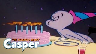 Casper the Friendly Ghost  Caspers Birthday Party  Full Episode  Cartoons For Kids [upl. by Yeslaehc211]