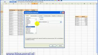 Excel 2003 PL funkcja wyszukajpionowo ćw1 dopasowanie dokładne [upl. by Hesther]