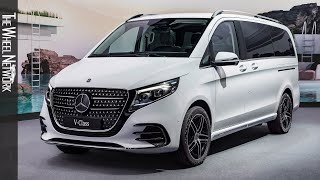 2024 MercedesBenz VClass Reveal – Facelifted VClass EQV VClass Marco Polo Vito and eVito [upl. by Dusen863]